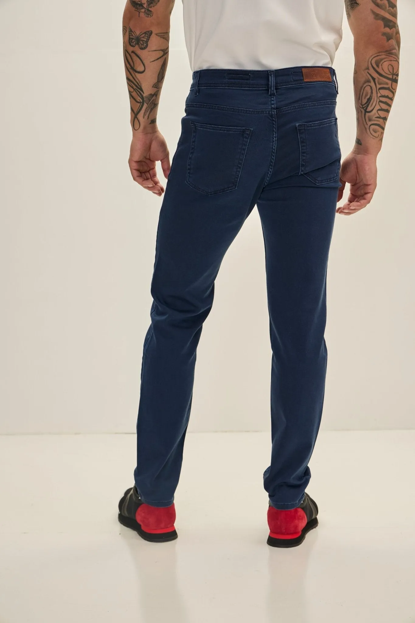 Super Soft 5-pocket Style Pants - Dark Navy