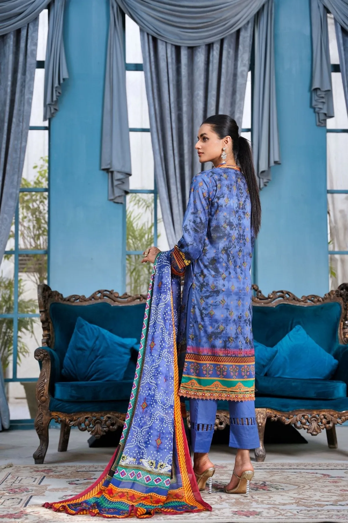 Unstitched 3 Piece Lawn Suite