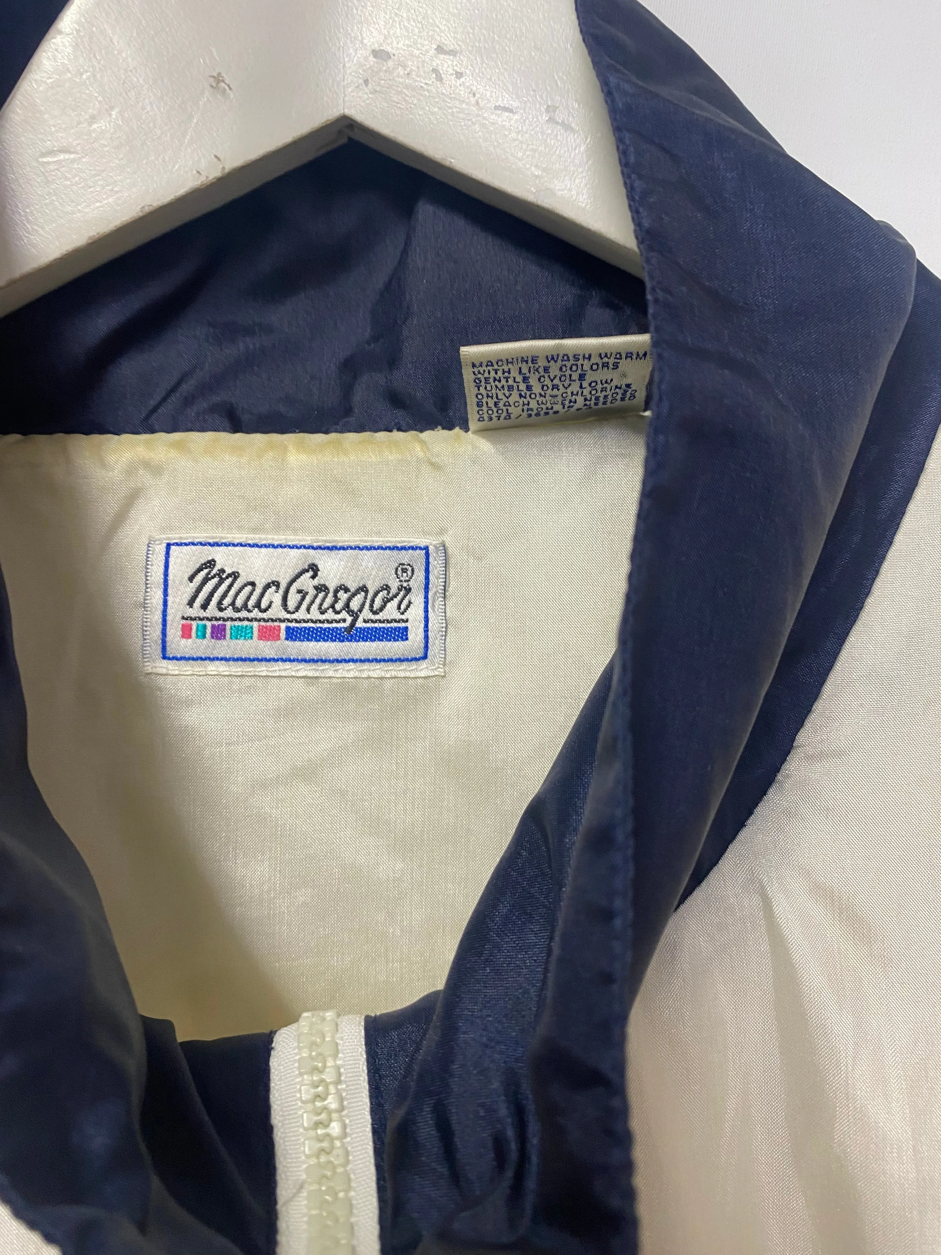Vintage MacGregor Red and Navy USA Nylon Jacket Medium