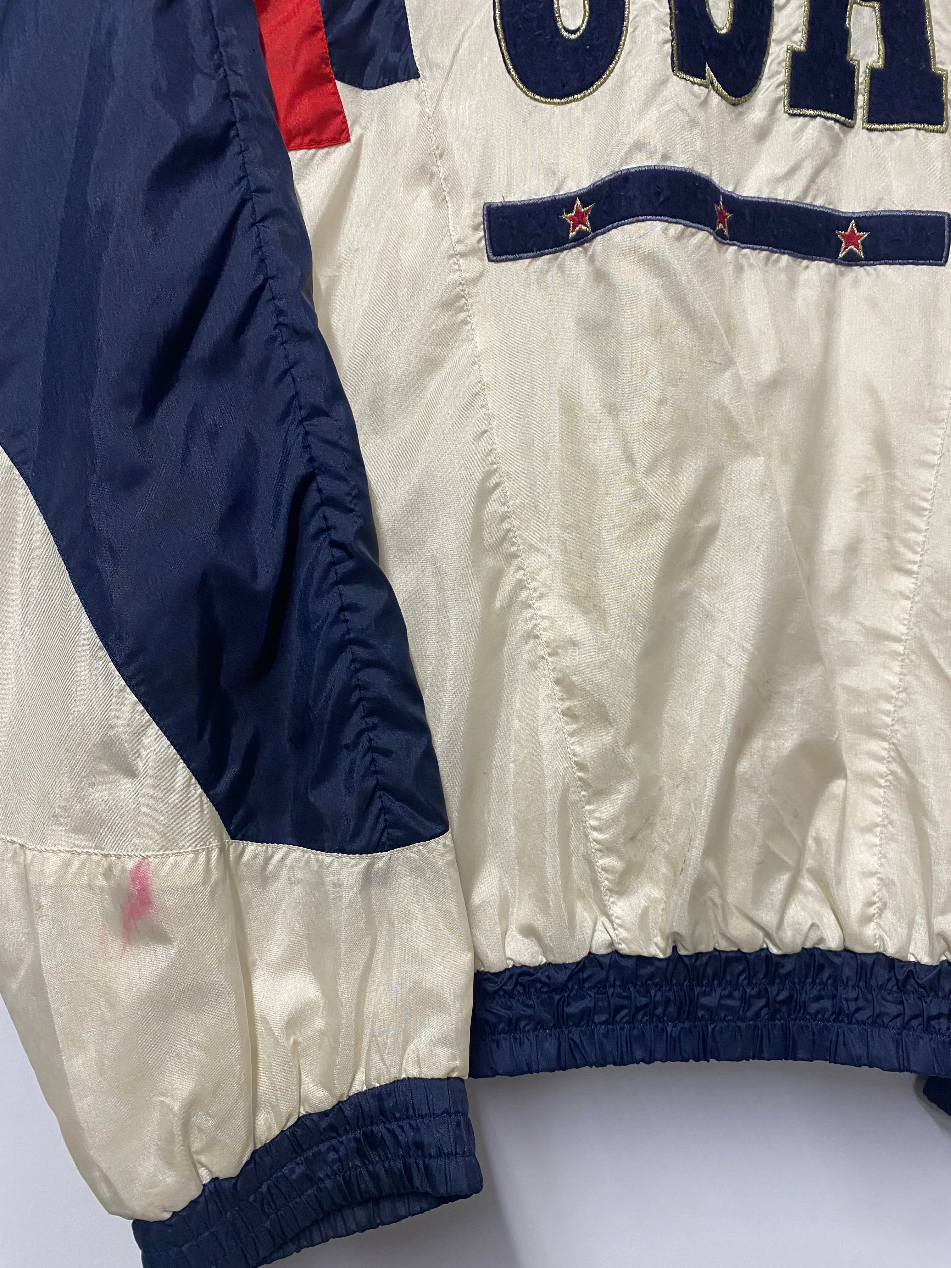 Vintage MacGregor Red and Navy USA Nylon Jacket Medium