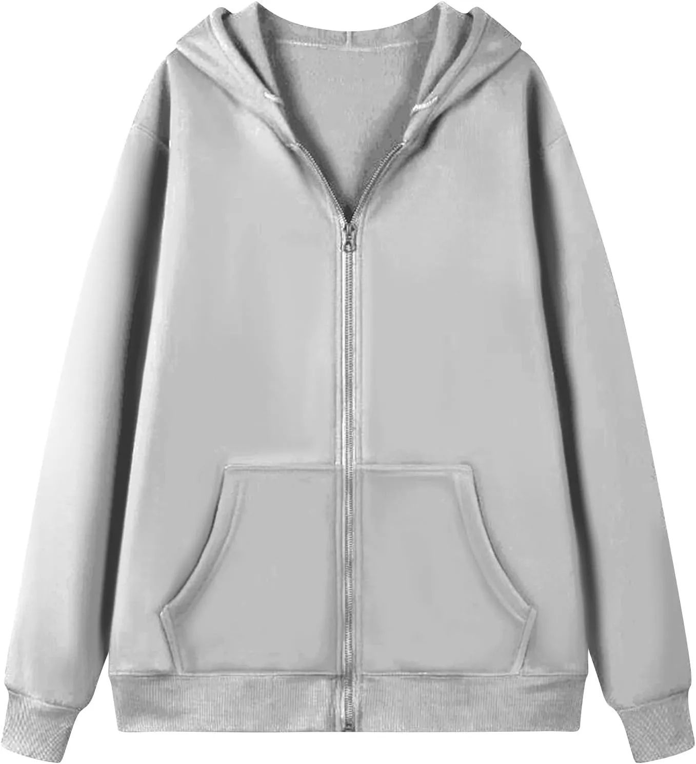 Zip Up Hoodie Women Oversized Hooded Zip Up Sweatshirt Ladies Fleece Cute Sweatshirts Sweaters Long Sleeve Sweat Shirts